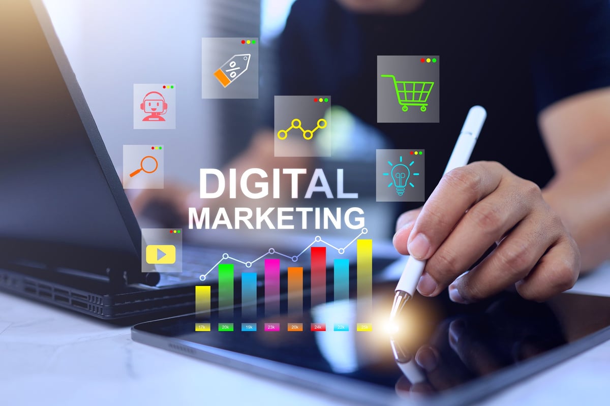 Digital marketing campaign planning and content strategy